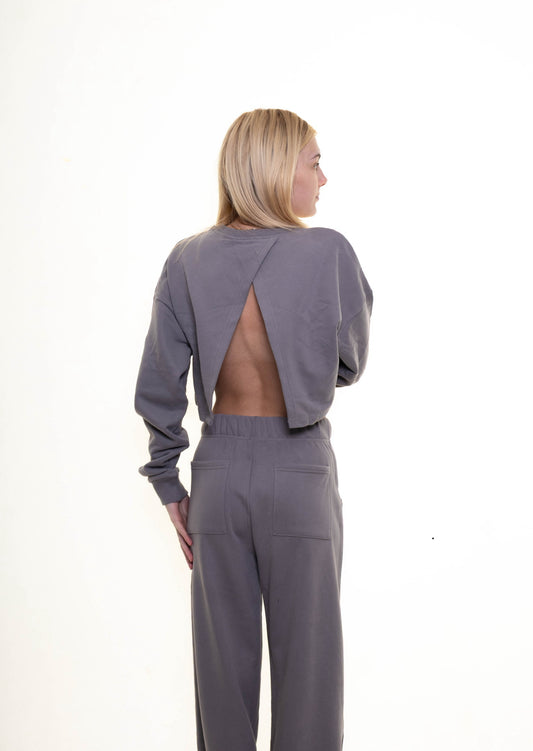 The Open-Back Cropped Tracksuit