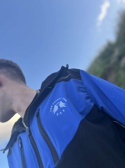 Midnight blue tracksuit + windbreaker set